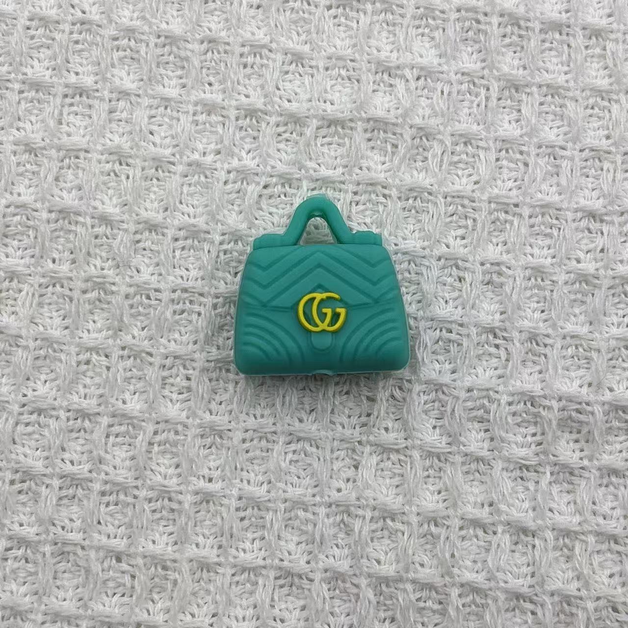 20Pcs Silicone 3D Focal Beads Brand Bag Multi Color with Logo Detail 8