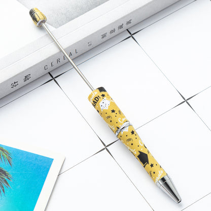 DIY Student Graduation Season Series Printed Beadable Ballpoint Pen Plastic 11