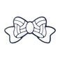 Silicone Focal Beads Sports Bow Shape with Detailed Stitching 9