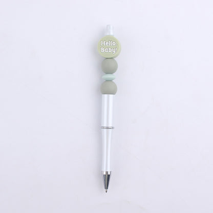 Milk Bottle Silicone Beaded Pens Handmade Office School Supplies 18