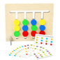 Wooden Montessori Toys Double-Sided Fruit Animal Matching Board 5