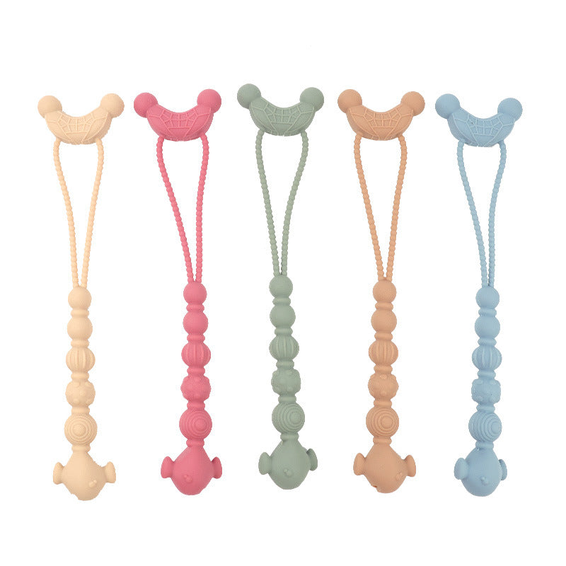 Silicone Teething Toy Baby Soothing Chew Toy 5 Pcs Set