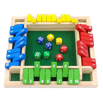 Wooden Digital Flip Family Multi-Person Table Games Educational Toy 5