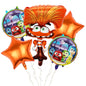 Inside Out Foil Balloon Set Kids Birthday Party Decoration 5pcs 10pcs 6
