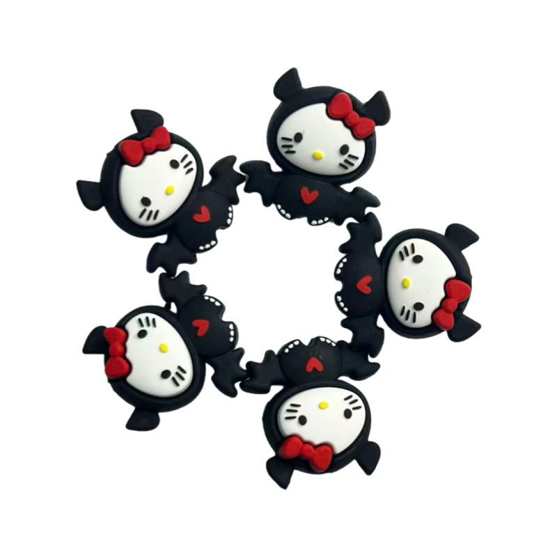 20Pcs Silicone 3D Focal Beads Christmas Cartoon Animals Variety 8