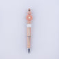 Daisy Flower Silicone Beaded Pens Colorful Handmade Gift 9