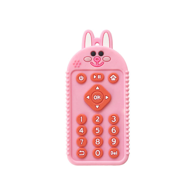 Animal Shape Silicone Teether Toy for Baby Puppy Rabbit Bear 5