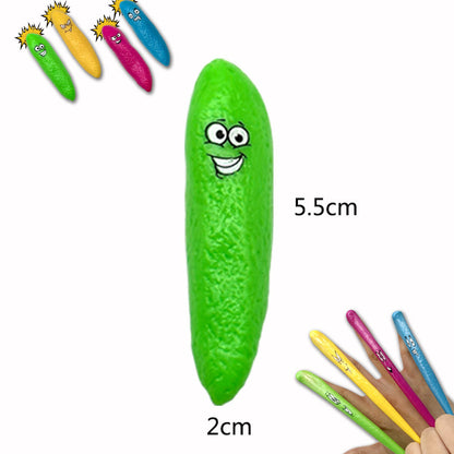 TPR Finger Catapult Sticky Wall Sensory Fidget Toy Random Color 7