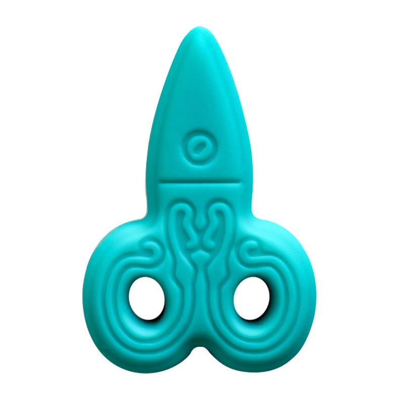 20Pcs Silicone Focal Beads Creative Scissors Front Facing Design 9