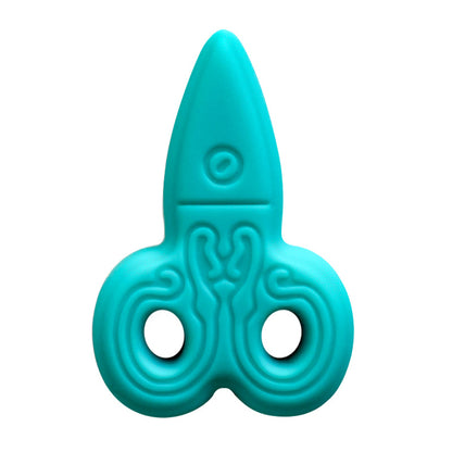 20Pcs Silicone Focal Beads Creative Scissors Front Facing Design 9