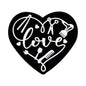 20Pcs Silicone Focal Beads Love Hair Salon Heart Shape with Hair Tool Design 6