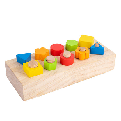 Wooden Screw Montessori Toys Educational Fine Motor Skills Toy 5