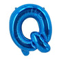 Blue Letter Foil Balloons Party Decoration 16 Inch 50pcs 19