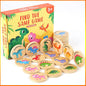 Wooden Dinosaur Number Traffic Memory Game Montessori Toys 5