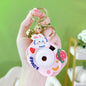 Light Up Rabbit Camera Plastic Keychain with Bell Charm 5