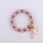 Spacer Beads Silicone Bead Wristlet Keychain 11