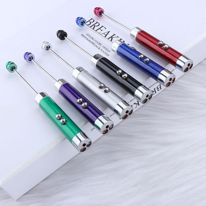 Beadable Flashlight Aluminum Alloy LED Infrared Banknote Verification DIY 3