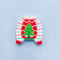 20pcs Silicone Focal Beads Christmas Tree Costume with Sweater Design 6