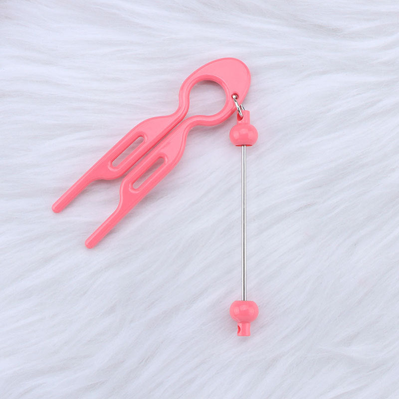 Beadable U Shaped Updo Resin Comb DIY Hair Accessory Craft Supplies 18