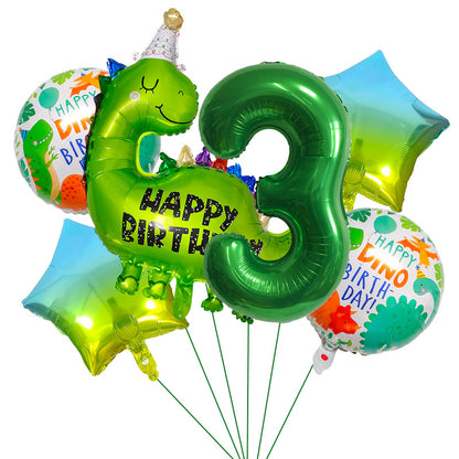 Dinosaur Foil Balloon Set Birthday Party Decoration 1Set 5