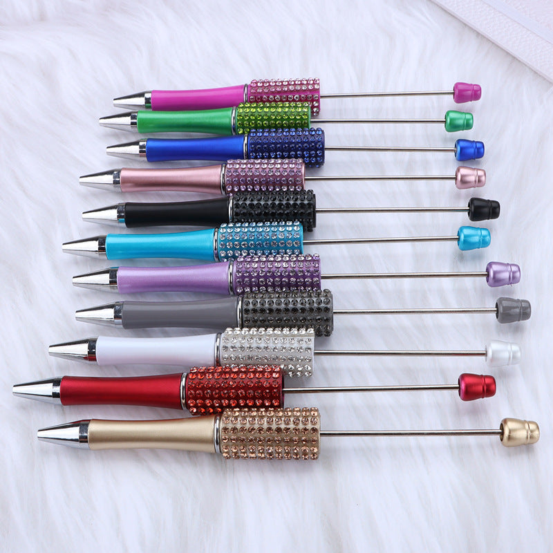 Rhinestones Colored Beadable Ballpoint Pens DIY Craft Supplies 5