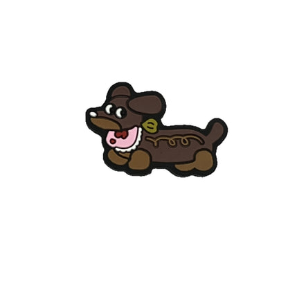 20Pcs Silicone Focal Beads Cartoon Animal Spring Dog Side Profile 9