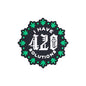 20Pcs Silicone Focal Beads Green Leaves Leaf Design 4