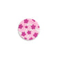 20Pcs Silicone Focal Beads Five Pointed Star Pink 7