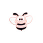 20pcs Silicone Focal Beads Bee Character Front Facing 16