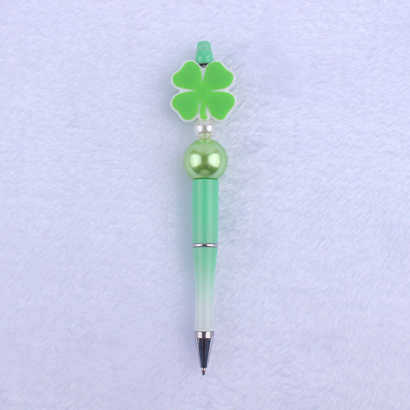 Cartoon Pattern Silicone Beaded Pens Ballpoint Pen DIY Craft Supplies 20