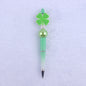 Cartoon Pattern Silicone Beaded Pens Ballpoint Pen DIY Craft Supplies 20