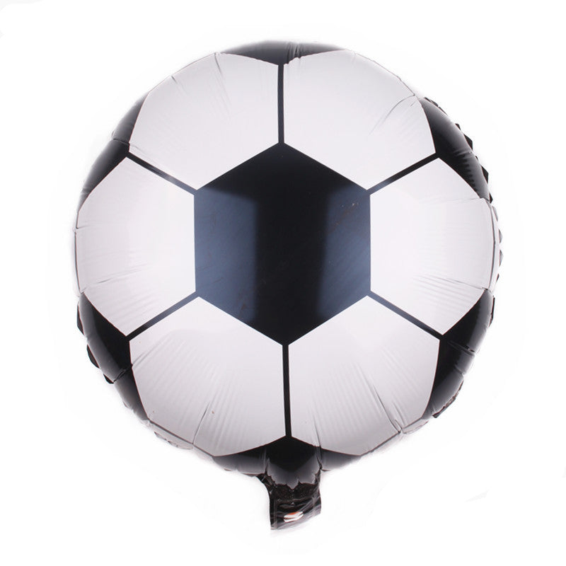 Sports Ball Foil Balloons Party Decoration Set 18 Inch 5pcs 6