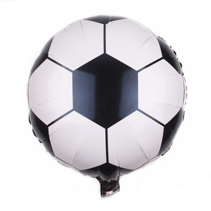 Sports Ball Foil Balloons Party Decoration Set 18 Inch 5pcs 6
