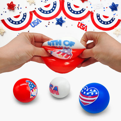 TPR Sensory Stress Ball Independence Day Theme 6cm Diameter 3