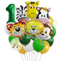 Jungle Animals Foil Balloon Set Birthday Party Decoration