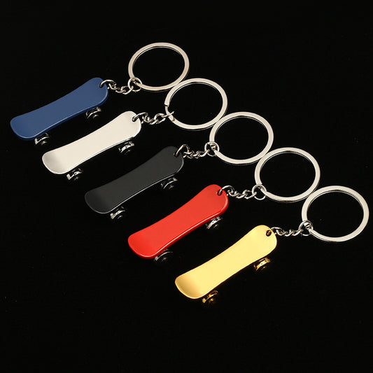 Mini Kick Scooter Alloy Metal Keychain Creative Design