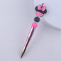 Animal Bow Silicone Beaded Pens Colorful Ballpoint Handmade Gift 12