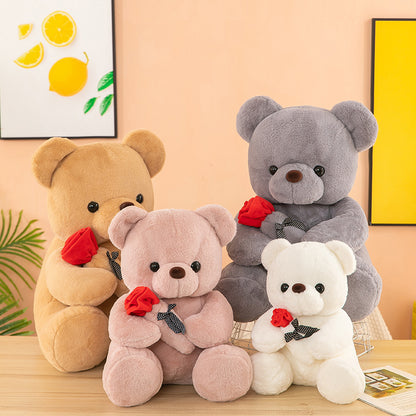 Rose Bear Plush Toy Valentine Teddy Bear Gift 25cm 35cm 45cm 2