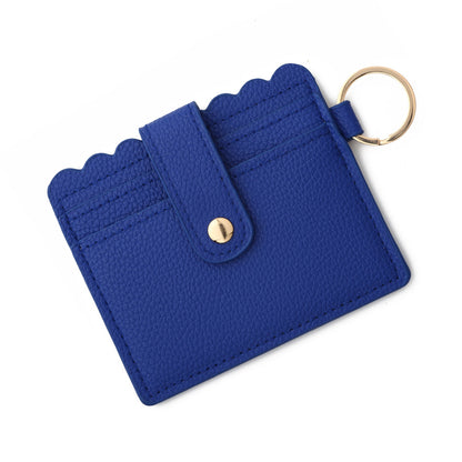 PU Leather Keychain Coin Purse Card Holder Compact Design 27