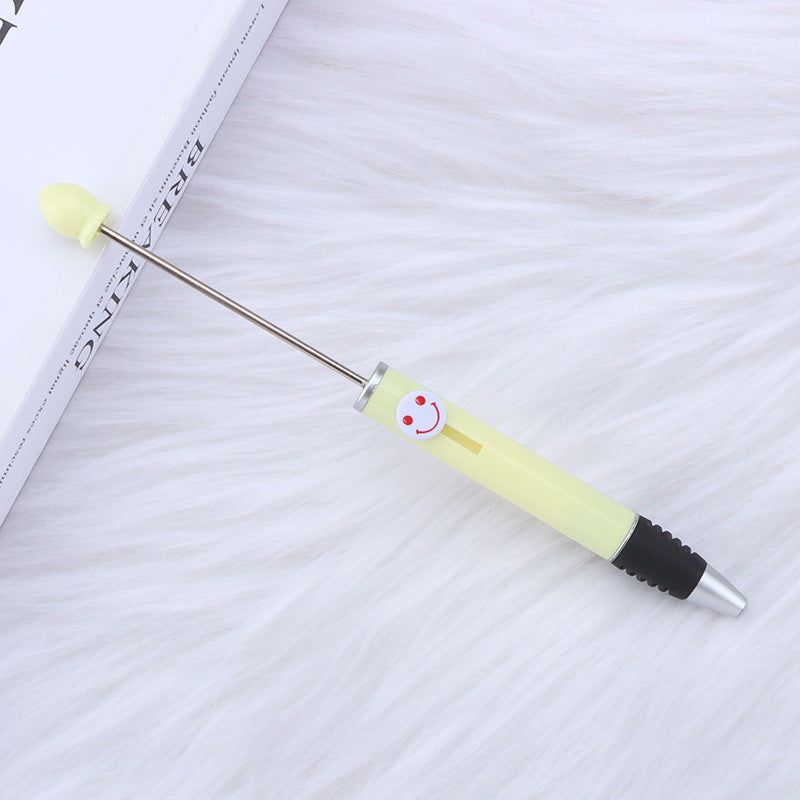 Creative Diy Printable Logo Happy Expression Plastic Beadable Ballpoint Pen 23