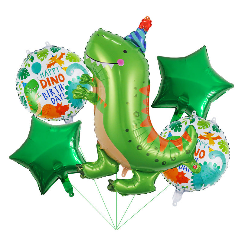 Dinosaur Foil Balloon Set Birthday Party Decoration 1Set
