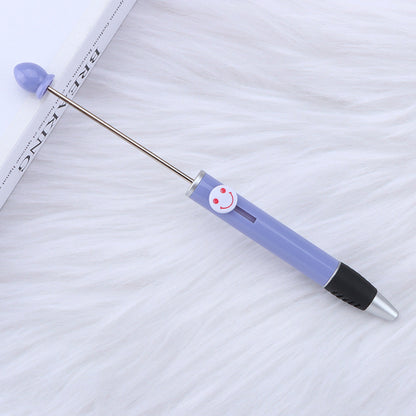 Creative Diy Printable Logo Happy Expression Plastic Beadable Ballpoint Pen 21