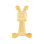 Silicone Rabbit Baby Teether Toy Set of 3 for Babies 6