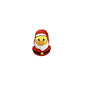 Silicone 3D Focal Beads Christmas Duck with Santa Outfit 6