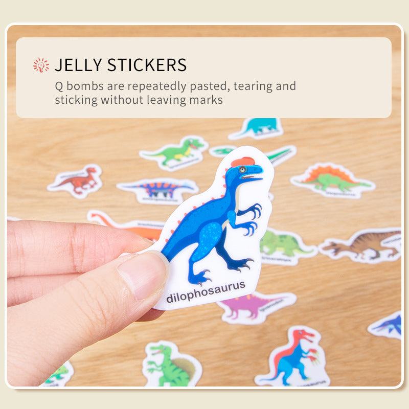 Portable Educational Sticker Book Flat Puzzle Toy Paper Material 4