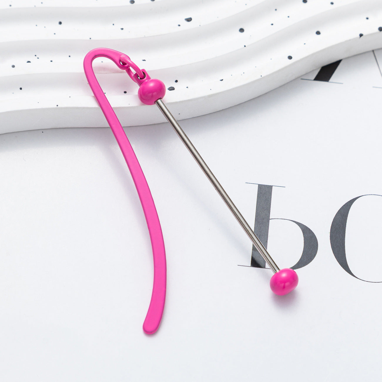 Beadable Bookmark Metal Creative DIY Metal Bookmark Craft Supplies 10