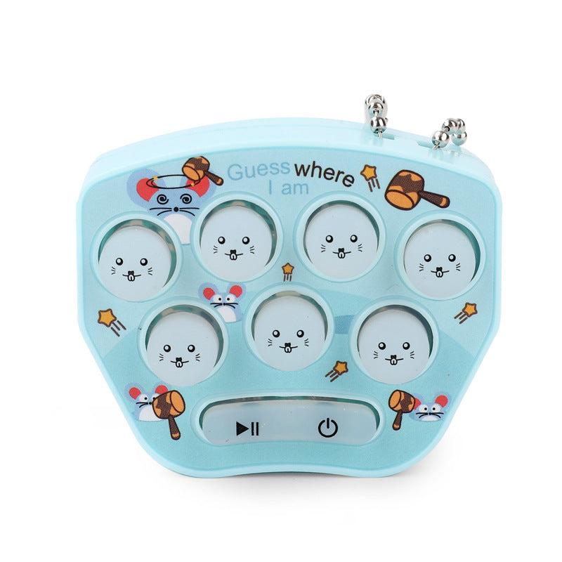 Hit The Hamster Game Light Up Toy Keychain with 70 Levels and 7 Speeds 3