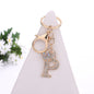 Alloy Diamond Letter Keychain Zinc Alloy Material A to Z Initial 20
