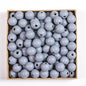 50pcs 16mm Colored Round Wooden Beads Jewelry Making DIY Craft 12