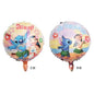 Stitch Foil Balloons Party Decoration Set 5pcs 14